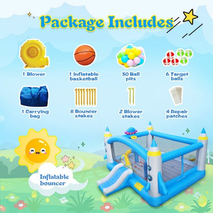 Inflatable Bouncers For Children KID BABY 198 x 180 INCHES Indoor outdoor use