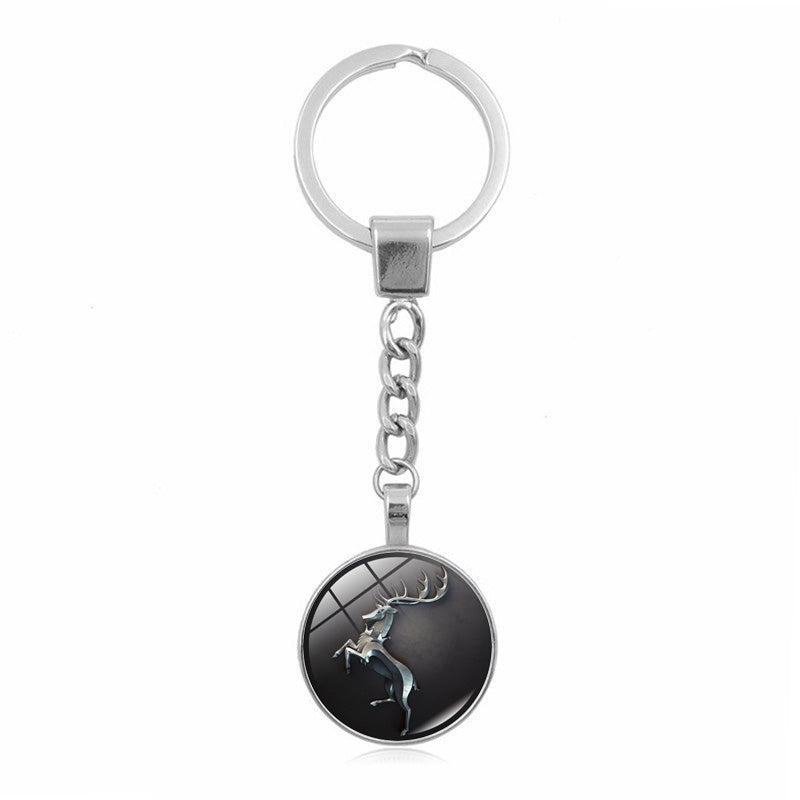 Game of Thrones Keychain with Key Ring