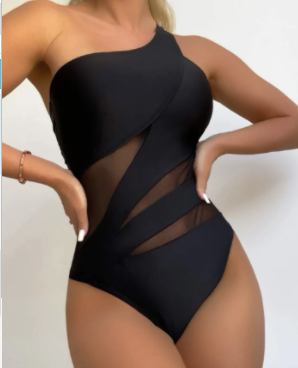 Elise One-Piece Solid Color Women Woman Swimsuit