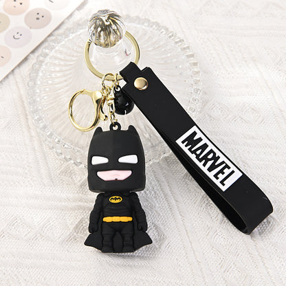 Marvel DC Keychain Pendant - SPIDERMAN BATMAN WONDERWOMAN CAPTAIN Superhero