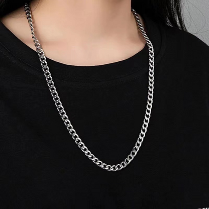 Stainless Steel Necklace & Bracelet Set couple birthday valentine romance gift