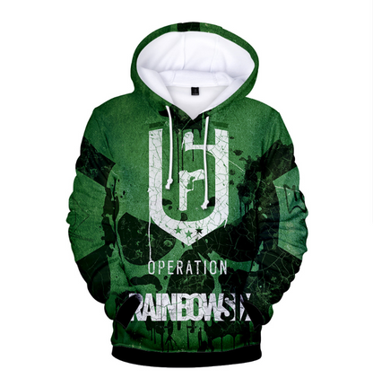 Rainbow Six operation Game Edition Hoodie army green