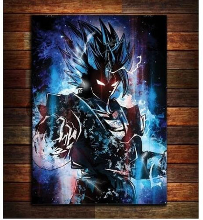Modern Wall Art - Super Saiyan Dragon Ball Decor