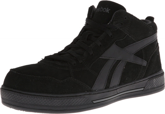 Reebok Work Mens Dayod Safety Toe Skateboard Work Shoe Black 9 M US