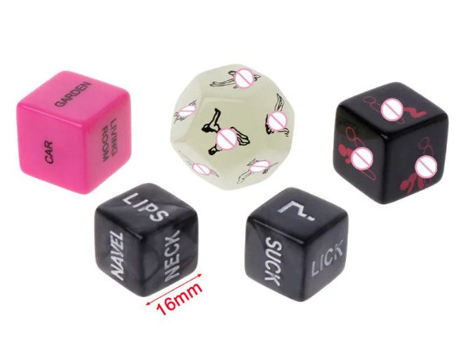 Couple Dice 5 Sets date night valentine couple birthday gift