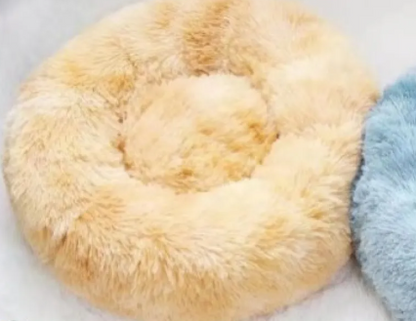 Plush Round Pet dog cat Bed muti size color