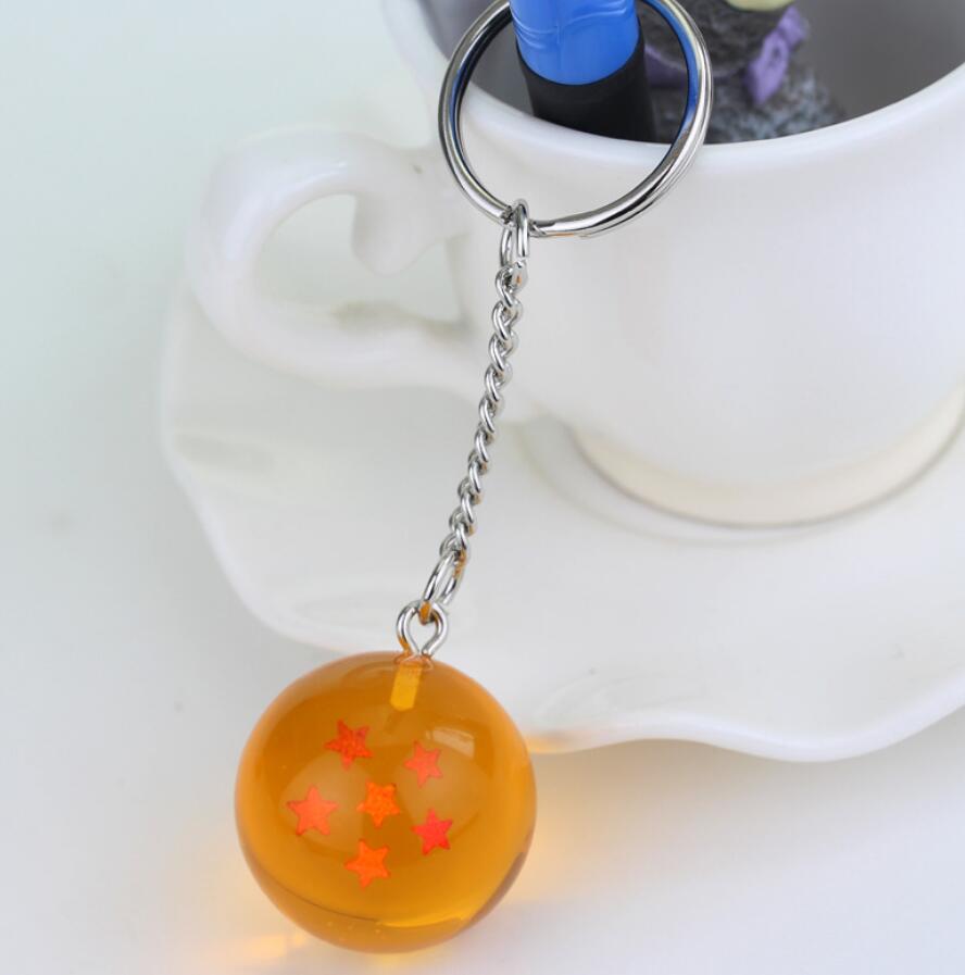 Dragon Ball Keychain Creative Pendant 1-7 dragon Star Balls