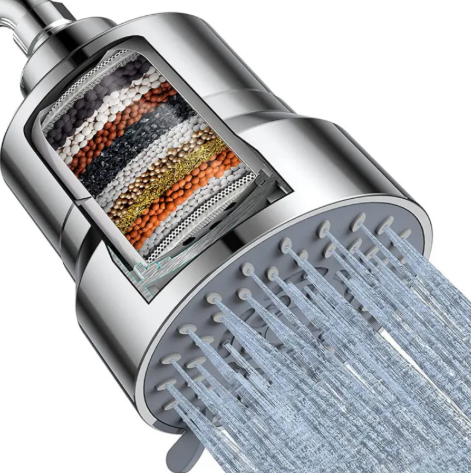 3-speed Shower Head with filters Nozzle Set