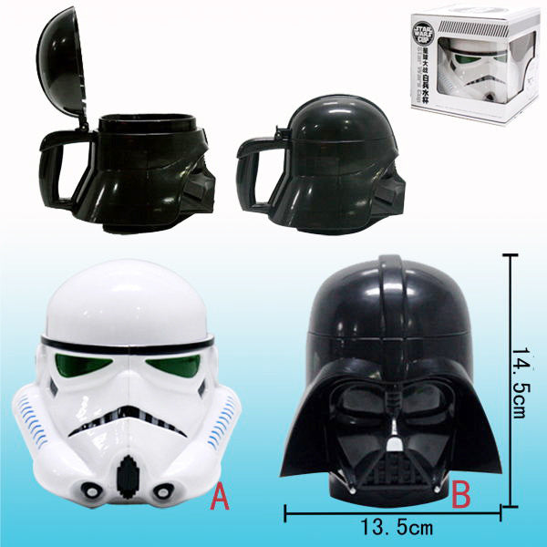Star Wars 3D Mug - Darth Vader & Iron Man Design