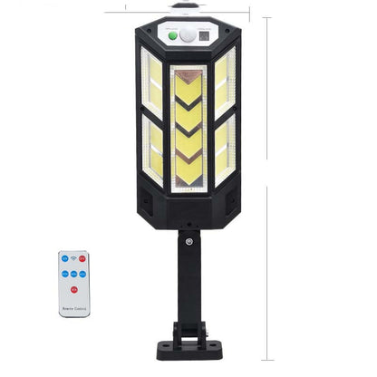 Solar powered COB Wall Light with rc