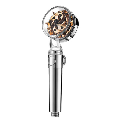 High Pressure turbo Shower Head with Filter System spray mode