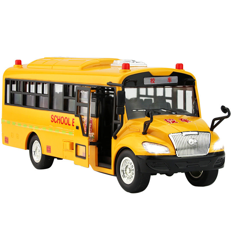 Children's School Bus Toy Model - Large Inertia Vehicle 29cm