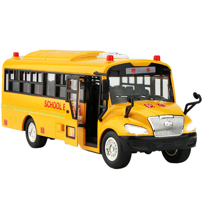Children's School Bus Toy Model - Large Inertia Vehicle 29cm