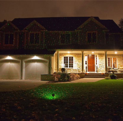 Solar power Laser Light for Lawn - Red and Green