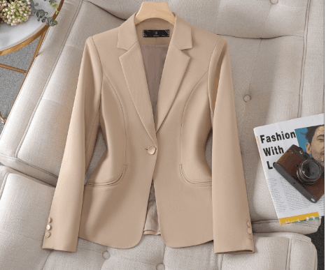 Modern Fitted Women Woman Blazer  - Catarina  (One Piece)