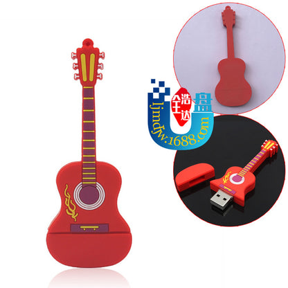 Cartoon 64GB USB Drive - Violin, Guitar, Microphone