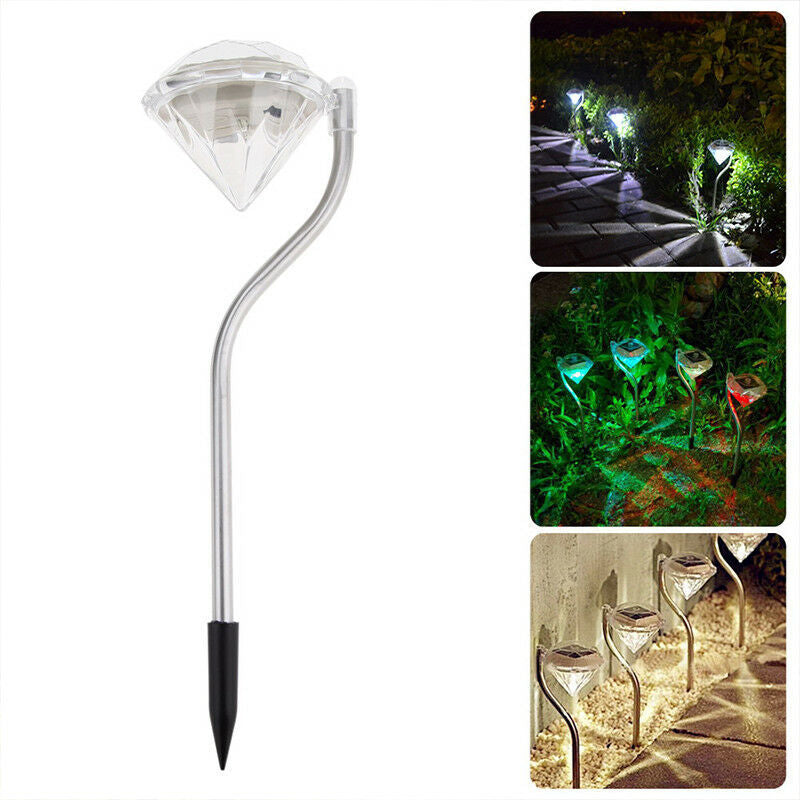 Diamond Lawn Solar Light 12inch