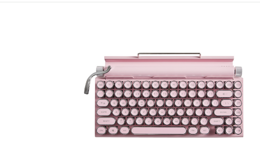 Retro Typewriter Mechanical Keyboard (Wired/Wireless)