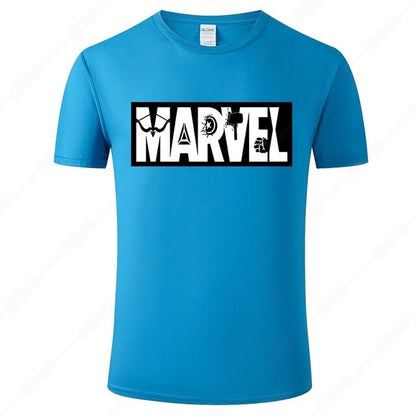 Marvel Printed Cotton Men's T-Shirt - Fashionable Street Style