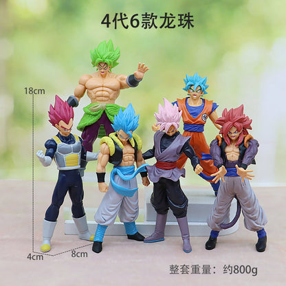 Dragon Ball Super Saiyan Action Figures - Goku & Vegeta