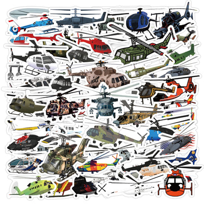 60 Pack Military Helicopter Stickers Vinyl Decal Sticker Waterproof