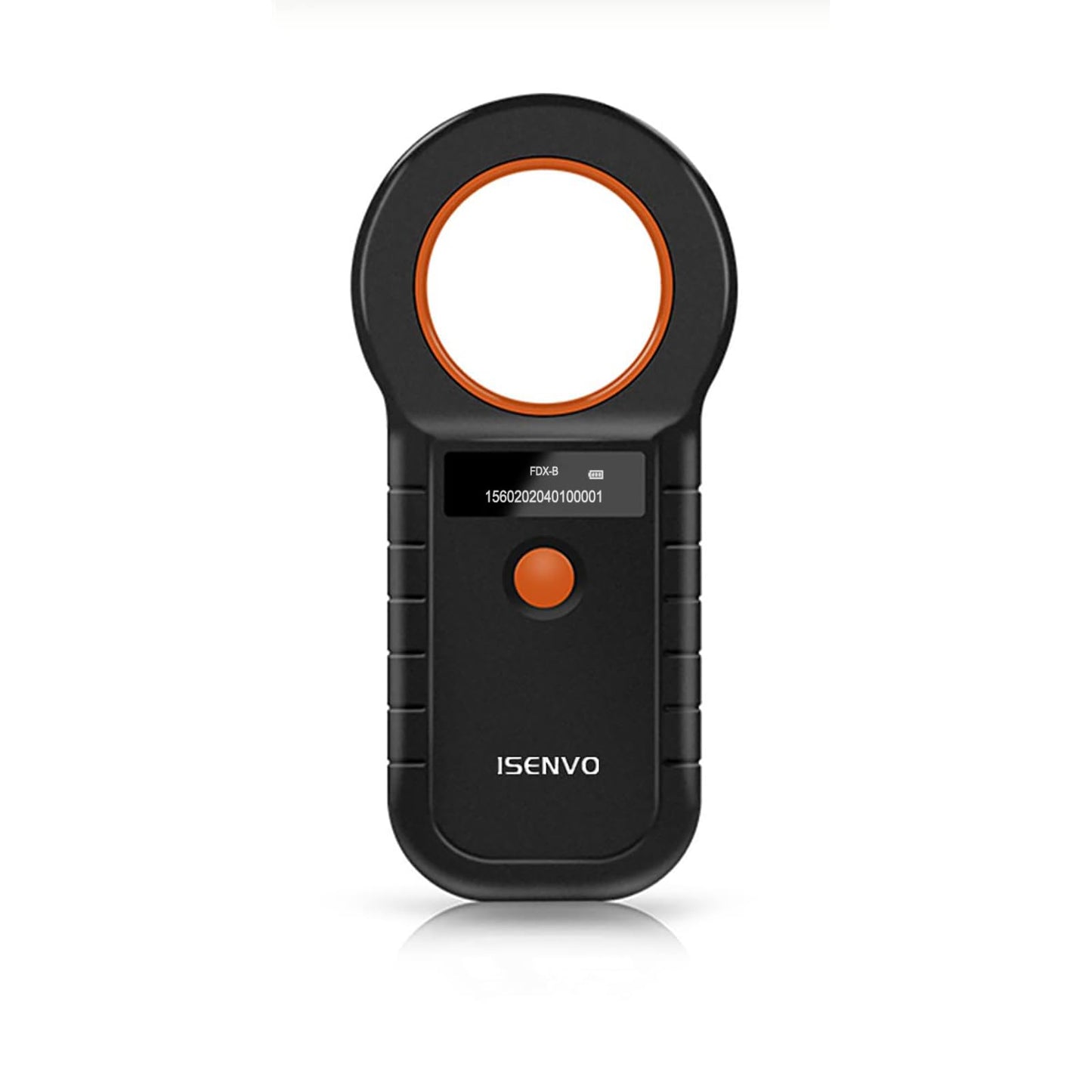 ISENVO Pet Micro Chip Reader Animal Lizard Snake Horse Cattle Pets Cat Dog RFID EMID Microchip Tag Scanner 134.2kHz 125kHz FDX-B(ISO 11784/11785) 15 Digits Pet Chip ID Scanner (190C)