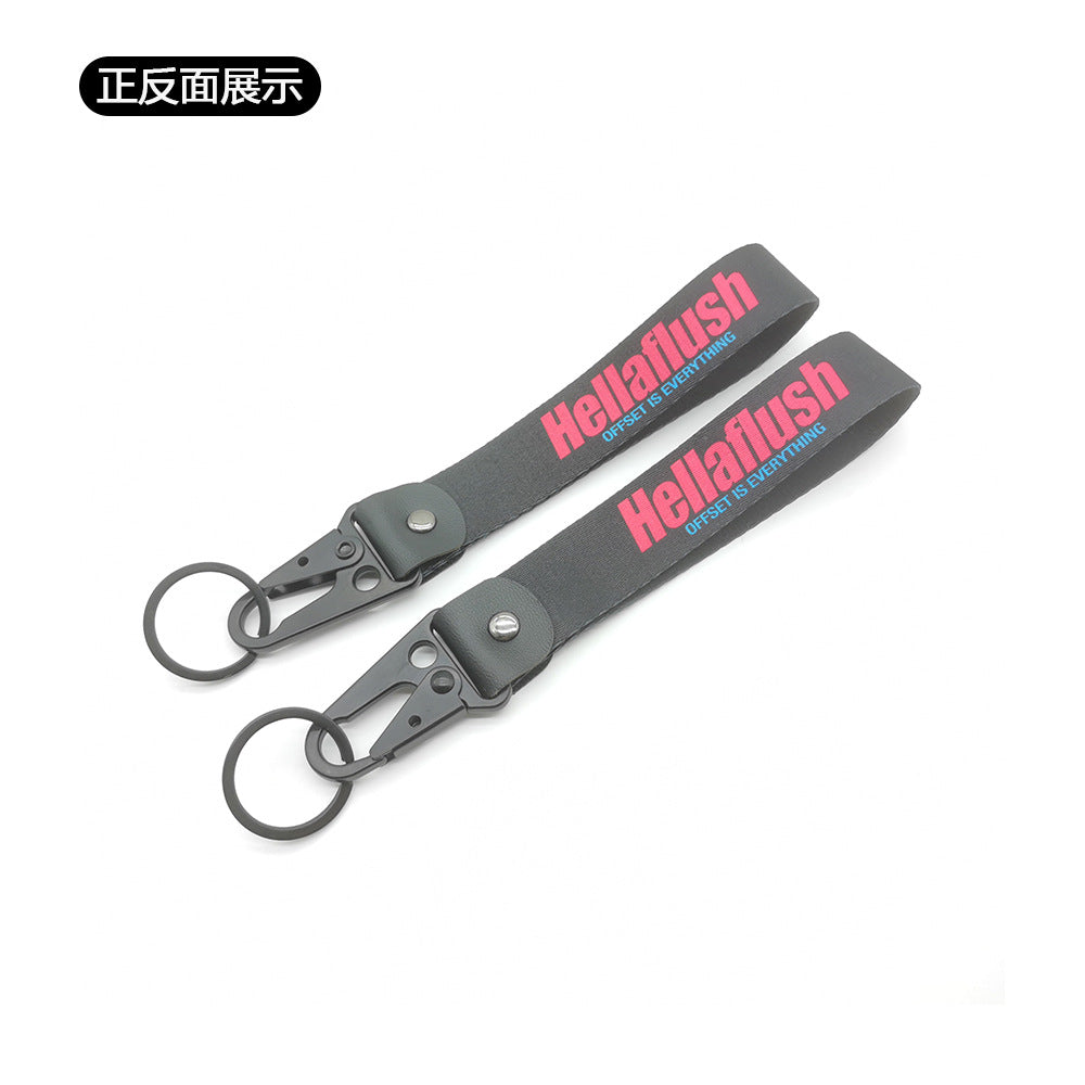 JDM Culture Keychain Wrist Strap with Digital Print 19.5cm x 2.5cm