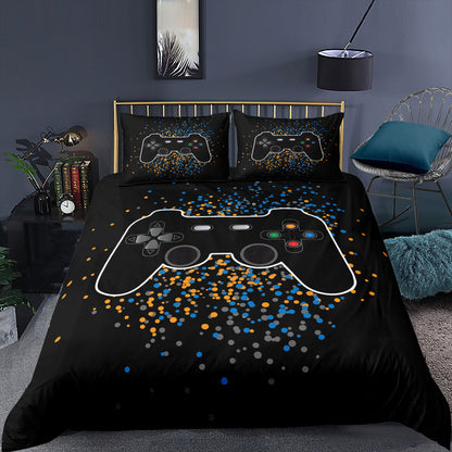 Video Game Print Duvet Cover Set for Bedroom (2/3pcs)