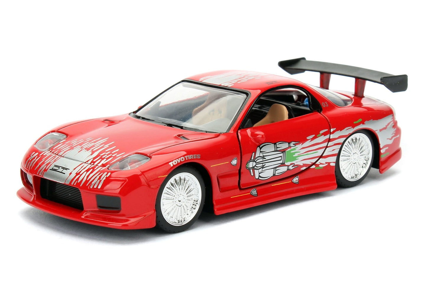 Jada Toys 1:32 Fast & Furious - Doms Mazda RX-7 Red