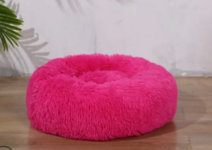 Plush Round Pet dog cat Bed muti size color