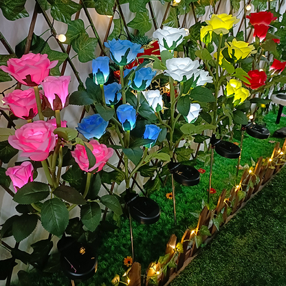 Solar-Powered LED flower shape Garden Light