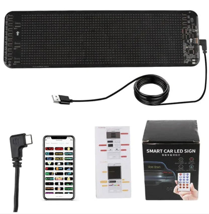 Programmable Car LED pad APP Control 370x120x50mm