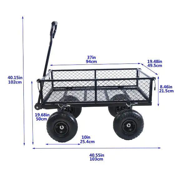 Steel Garden Trolley camping gardening