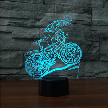 3D Touch Control LED Mountain Bike Lamp night light home decor biker