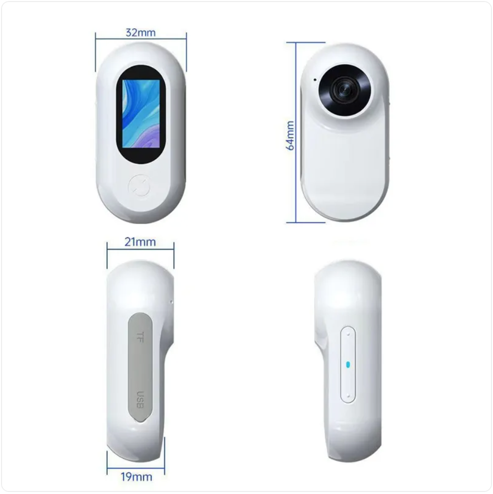 Pet Collar Camera support SD card recording USB charge