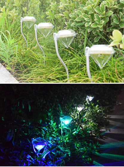 Diamond Lawn Solar Light 12inch