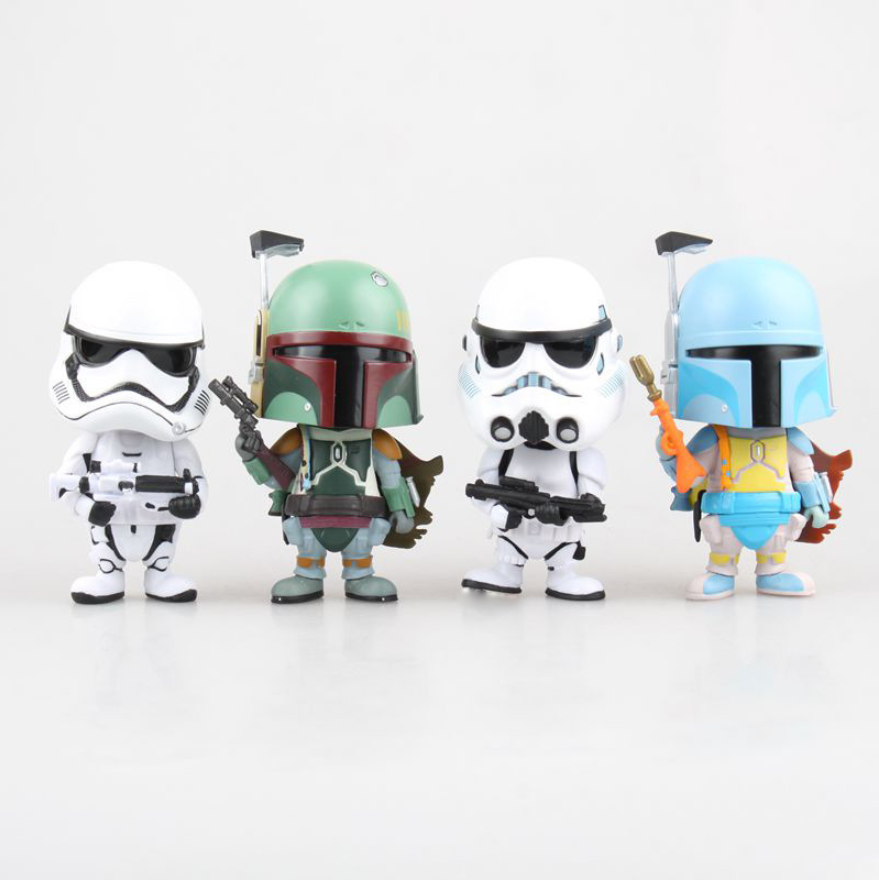 Chibi Star Wars Bounty Hunter Figurine from Maple City