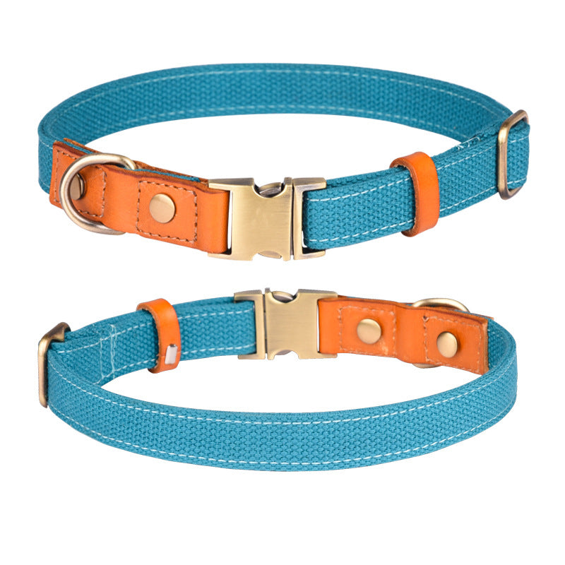 Comfortable Leather Engraved Pet dog Collar