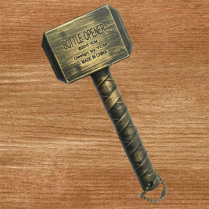 Vintage Thor's Hammer Bottle Opener - Fun Design