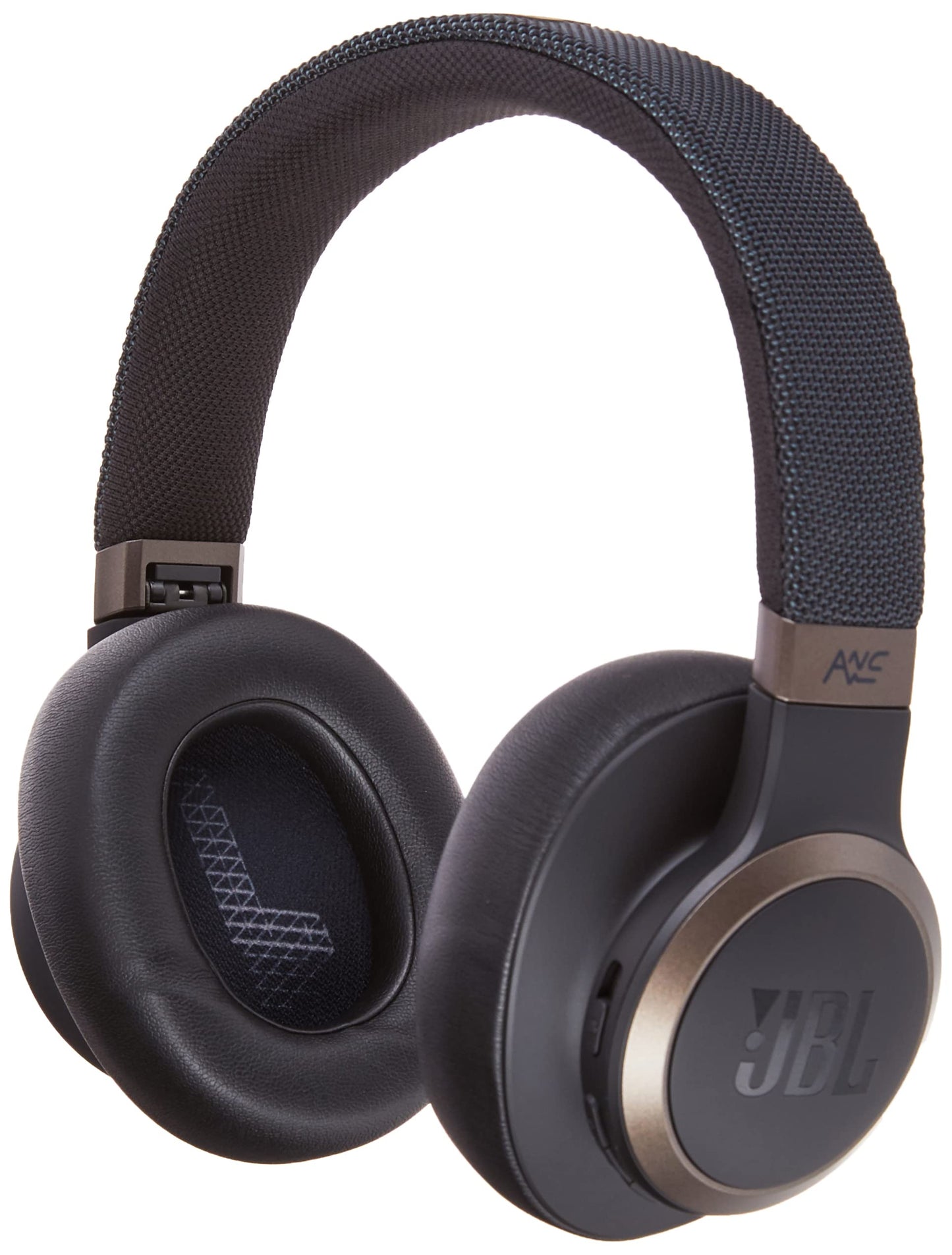 JBL Live 650BTNC Black - Wireless Over-Ear Bluetooth Headphones - Up to 20 Hours of Noise-Cancelling Streaming - Includes Multi-Point Connection & Voice Assistant (Renewed)