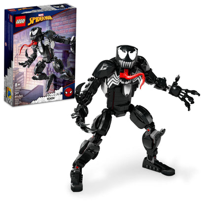 LEGO Marvel Venom Figure 76230 Fully Articulated Super Villain Action Toy Spider-Man Universe Collectible Set Alien Toys for Boys and Girls