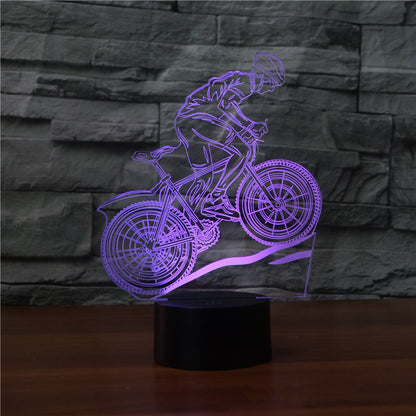 3D Touch Control LED Mountain Bike Lamp night light home decor biker