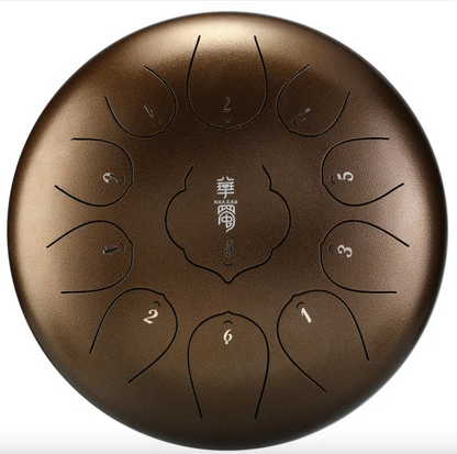 Steel Tongue Drum Percussion Instrument 11 13 15 tones multi colors sizes