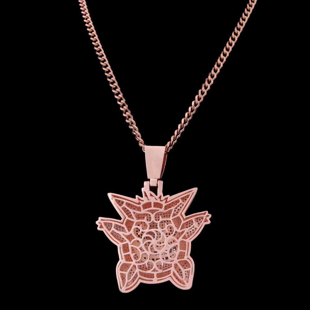 Zircon Crystal Pokemon Pendant Necklace (New Style)