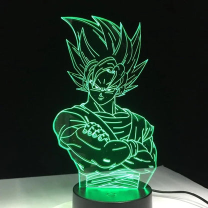 Dragon ball Goku Decor 3D Light 15cm