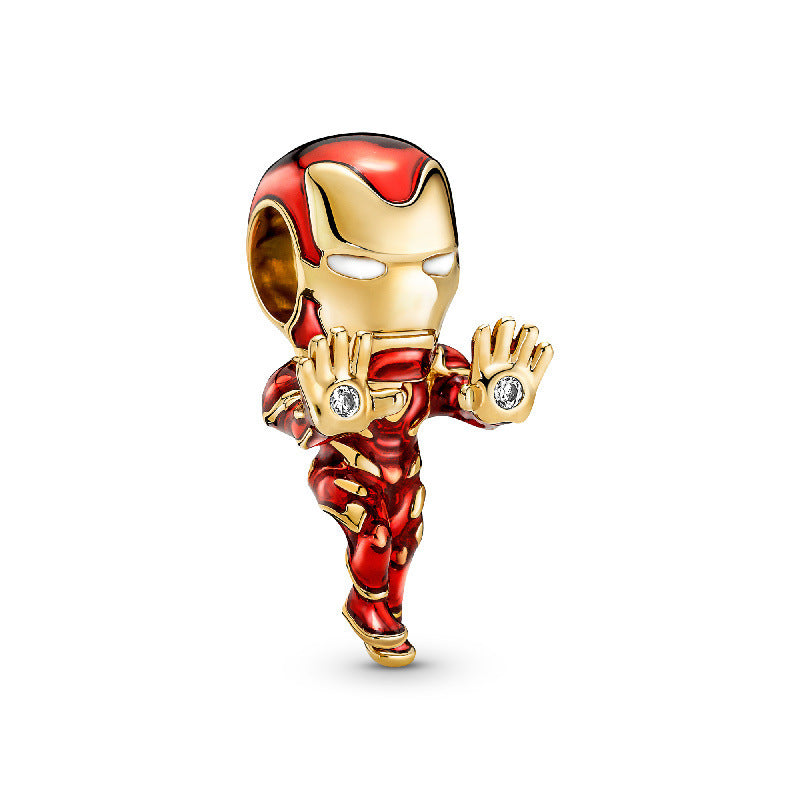 New Marvel Avengers Series Alloy Cartoon DIY Pendant