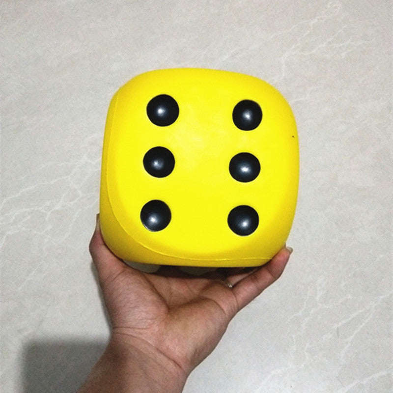 Large Sponge Dice 15cm - Flexible PU Game Props