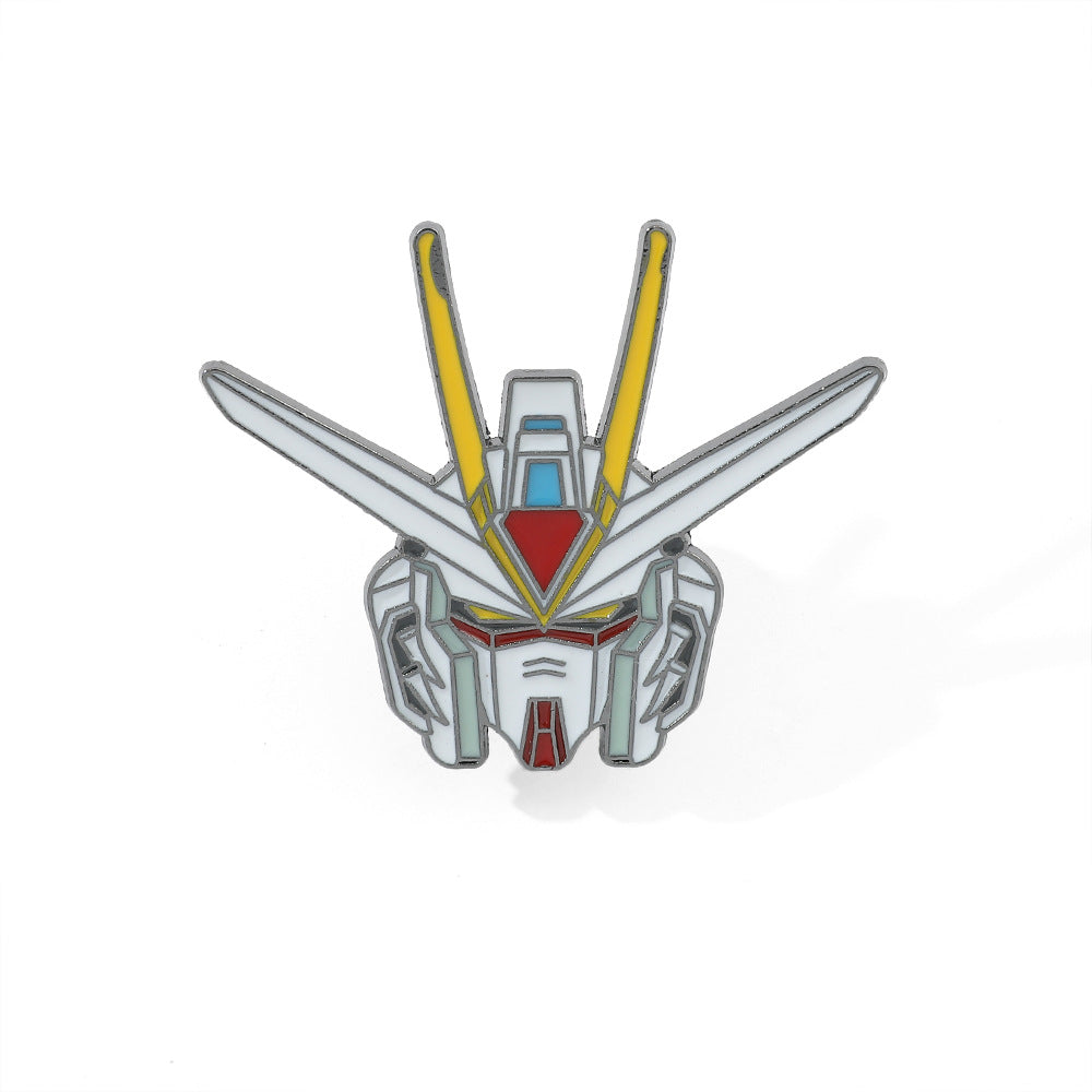 Creative Cartoon Robot Gundam Metal Badge Pin ANIMATE