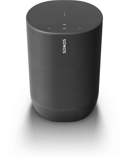 Sonos Move - Battery-powered Smart Speaker Wi-Fi and Bluetooth with Alexa built-in - Black (Renewed)