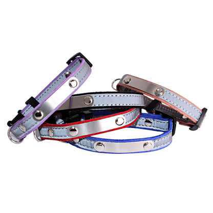 Light-Reflecting Pet cat cats Collar with Safety Plug